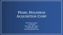 Pearl Holdings Acquisition Corp logo